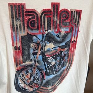 NWT - Harley-Davidson® Women's Retro Bike Graphic Tee - Size Large